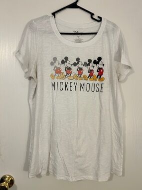 Torrid Disney White Tee with Black Logo Print